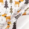 Paquete rodante de Amazon transfronterizo tamaño grande 3m Papel kraft navideño papel de regalo alce árbol de Navidad regalo