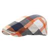Nova Chegada Boina Outono Clássico Xadrez Curto-abas Cap Britânico Retro Progressivo Cap Trendy Pintores Cap