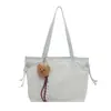 Bolsa Coreana de Gran Capacidad para Mujer 2025 Nueva Versátil para el Trabajo, Viajes Diarios, Estudiante Universitario, Bolso de Hombro Tote para Clase