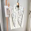 Suministro Transfronterizo de Bufandas de Seda de Sarga de Alta Gama, Bufandas Chal con Estampado de Diamantes de Hangzhou, Los Más Populares de Amazon para Otoño Versátil