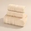 Toalla de Baño Fibra de Bambú Espesada Suave Absorbente Toalla de Baño para Adulto Regalo Logotipo Bordado Toalla de Baño Grande Venta al por Mayor