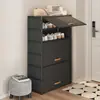 Mueble para Zapatos Simple de Múltiples Capas para el Hogar de Pie Almacenamiento en la Puerta Estante para Zapatos a Prueba de Polvo Gran Capacidad Resistente Duradero Ahorrador de Espacio Maravilla