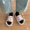 Moda Coreana Sandalias y Pantuflas Populares en Internet Verano 2022 Verano Nuevas Zapatos Casuales de Playa de Suela Gruesa para Mujer 5529ystx