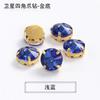 Xichuan nuevo fondo dorado satélite Cuatro Esquinas cosido a mano taladro garra taladro DIY ropa cuello vestido accesorios material mayoreo
