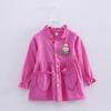 Cárdigan de Manga Larga con Botones para Niñas, Color Sólido, Primavera y Otoño, Colgante de Conejo, Ropa para Bebés Niñas, Camisa, Algodón Puro para Niños Pequeños