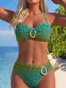 Bikini de Dos Piezas de Nueva Moda para Mujer, Traje de Baño Tipo Tubo Sexy Estilo Europeo y Americano de Gama Alta, Venta al por Mayor