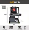 Chasis Abierto de Aleación de Aluminio Bastidor Plataforma de Pruebas Soportes Creativos DIY Mini Itx Matx Eatx Doble Canal