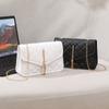 Moda Primavera/Verão 2026 Bolsa Feminina Corrente de Diamante Bordada Bolsa Quadrada Pequena Transversal Ombro Bolsa para Celular Atacado Dropshipping
