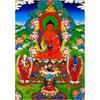 Pintura de diamante cheio de diamante thangka bodhisattva Buda estátua pegajosa diamante colar completo 5D ponto cruz bordado completo bordado de diamante nova geração de cabelo