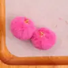 Bolas Pequenas Penduradas Fofas em Cores de Macaron para Brincos DIY, Acessórios de Cabelo, Pingentes de Bolsa, Charms de Colar e Pequenos Acessórios de Roupa