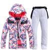 Ropa de esquí para mujer, invierno, exterior, transpirable, cálida, gruesa, snowboard, ropa de esquí doble, moda femenina