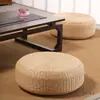 Cojín Futón de Paja Cojín de Meditación Tatami Japonés Cojín de Meditación Zen Esterilla de Adoración Esterilla para Arrodillarse Esterilla de Adoración Esterilla de Piso para el Hogar