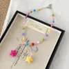 Colar de Contas Colorido Infantil Pingente de Desenho Animado Fofo para Meninas Pingente de Alta Qualidade Joia de Aniversário de Princesa
