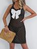 Encaje Costuras de Mariposa Vestido Var de Mujer Transfronterizo Calado Tejido Falda Slip Playa Bikini Blusa vestido
