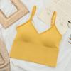 Camisola Feminina Multicor Transfronteiriça Macia e Confortável com Alça de Ombro Ajustável Costas Nuas Lingerie
