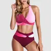 2024 Nuevo Bikini Deportivo Fresco de Dos Piezas Estilo Europeo y Americano Sexy Venta Caliente Transfronteriza Bikini