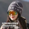 2026 Gorro Fino Jacquard Americano para Mujer Otoño Invierno Cálido Gorro de Punto para Hombre Gorro de Lana para Exteriores Gorro con Letra Inglesa