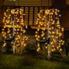 Lâmpada solar externa de fogos de artifício, layout de jardim, atmosfera, lâmpada decorativa, criativa, nova, lâmpada de chão para gramado externo