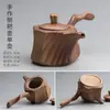 Cerámica Leña Vigas Elevadoras Hogar Cerámica Gruesa Tetera Retro Japonés Estufa Cálida para Té Cuerda Anti-Quemaduras Juego de Té Kung Fu