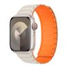 Adequado para Pulseira de Apple Watch S10, Silicone Blindado de Três Contas Magnético Forte Pulseira Iwatch11