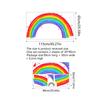 BM6046-ZY novo desenho animado grafite arco-íris decoração de quarto infantil adesivos de parede decoração de casa adesivos de parede autoadesivos