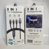 Varios Tipos de Cajas de Embalaje para Cables de Datos, Cajas de Color para Cables de Carga Trenzados Transparente Luminoso de Tarjeta Media, Pedido Mínimo Pequeño Lote
