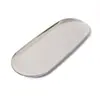 Acero Inoxidable Nórdico Dorado Plato Ovalado Organizador de Joyería Bandeja Metálica Plato de Postre Bandeja de Almacenamiento Vajilla