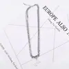2022 Nueva Cadena de Suéter con Colgante de Letra W (26 Letras) para Mujer, Cadena de Suéter de Cadena Hip-hop de Moda, Accesorios Decorativos para Hombre