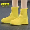 Cubrezapatos de Silicona Impermeables Antideslizantes Portátiles para Adultos, Hombres y Mujeres, Engrosados Resistentes al Desgaste, para Días Lluviosos, Estudiantes, Ciclismo, Senderismo, Zapatos de Agua