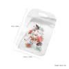 Nuevas Decoraciones para Uñas con Árbol de Navidad de Color Degradado, Pedrería de Resina 3D en Relieve Famosa en Internet, Accesorios para Uñas DIY al por Mayor