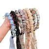 Diadema para Mujer con un Toque de Lujo de Alta Gama, Nuevo Modelo 2025 para Uso Diario, Diadema Esponjosa de Corona Alta con Dientes Antideslizantes