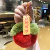 Nuevo Estilo [Quitador de Mala Suerte] Colgante de Peluche de Hoja de Toronja Adorno de Buena Suerte Estilo Celebridad de Internet Linda Decoración para Mochila Regalo para Mejor Amigo