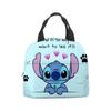 Bolsa de almuerzo con diseño de estrella de Stitch, lonchera de dibujos animados de Stitch para bebé, bolsa de picnic de papel de aluminio, lonchera portátil, bolsa de hielo