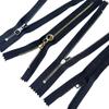 Direto da fábrica lote 3#5#8 metal dente Y platina brilhante preto fosco bronze cauda fechada zíper bolso de roupa zíper atacado