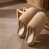 Chinelos de Algodão Cor Sólida para Homem 2026 Outono/Inverno Novo Estilo Casa Solado Grosso Quente Antiderrapante Veludo Adicionado Solado Macio Chinelos de Pelo para Homem