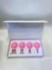 Nuevo Juego de Plástico de Cuatro Piezas, Kit de Ventosaterapia Rosa, Ventosas, Kit de Ventosaterapia Casera Sin Llama, No Vasos de Vidrio