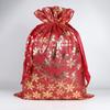 Amazon transfronterizo bronceado Navidad algodón y lino bolsillo de manojo regalo de Navidad bolsa de regalo decoraciones bolsa de Navidad