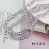 Rueda de cristal con cuentas de agujero pasante corte fino tierras raras fabricantes mayoreo joyería hecha a mano DIY pulsera collar cuentas sueltas