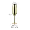 Copa de vino de acero inoxidable 304 de capa única de 500 ml, copa de vino tipo barril de gran capacidad colorida, resistente a caídas, con recubrimiento de cobre