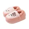 Pantuflas de algodón talla grande para mujer, otoño e invierno, con talón cerrado y forro mullido, nuevo estilo 2026, suela gruesa, cálidas y con forro de felpa, zapatos de algodón antideslizantes para hombre