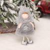 Amazon nuevo peluche de Navidad Ángel muñeca colgante linda con alas pies colgantes decoración de árbol de Navidad