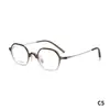 Gafas Moku un Armazón de Gafas Poligonal Elegante y Hermoso Armazón de Gafas Ultraligero y Sencillo de Montura Gruesa para Hombres y Mujeres