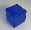 Caja Transparente de Acrílico de Colores Caja de Exhibición Cubierta de Vidrio contra el Polvo Caja de Almacenamiento para Figuras de Juguete Caja de Zapatos Portalápices