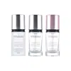 Plateado con Vetas En Stock Botella de Base de Maquillaje Líquido de 40 ml, Botella de Vidrio para Empaque Cosmético, Botella para Loción de Crema Protectora, Botella Dosificadora para Crema BB