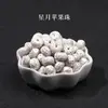 Hainan ecología original shun blanco estrella luna bodhi 114 primer mes alta densidad molienda en seco barril cuentas de bodhi cuentas sueltas venta al por mayor