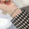Pulseira Divertida de Urso Pão de Gengibre para Mulheres, Pulseira Criativa de Personalidade da Moda Estilo Coreano, Acessório Versátil de Luxo Leve Hip-Hop Celebridade da Internet