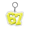 Llavero Acrílico Número 67 Tema Campeones de Fútbol Béisbol Liga de Campeones Colgante Decoración para Bolsa Venta al por Mayor desde Fabricante de Origen