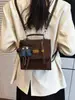 Transfronterizo Otoño 2026 Nuevo Elegante Mochila Estilo Coreano Bolso de Mano Retro Moderno Estilo Universitario Bolso de Hombro Cruzado