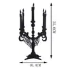 Decoração de Castiçal Estéreo Preto Transfronteiriço 300g Halloween Festa de Carnaval Teia de Aranha Lâmpada de Papel para Velas Processo a Laser