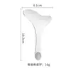 Pala de base transfronteriza raspador de doble cabeza color acero inoxidable barra de color pincel para base líquida máscara herramientas de belleza para maquillaje